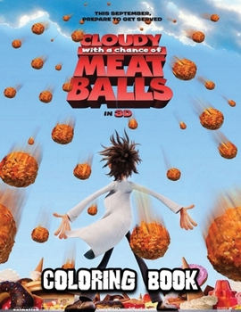 Paperback Cloudy with a chance of meatballs coloring book