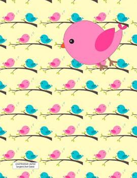 Paperback Lined Notebook Journal Songbird Choir Soloist: Wide Ruled Composition Notebook for Writer, Student, Teacher, Nurse, Intern. Keep Diary, Schedule, Lect Book