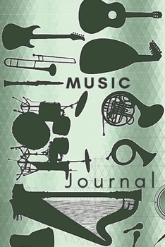 Music Journal: Organizer , Calendar , Schedule, New Year Agenda , Notebook,(110 Pages, Lined , 6 x 9)