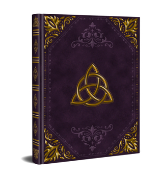 Hardcover Triquetra Grimoire: A Blank Spell Book