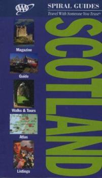 Spiral-bound AAA Spiral Scotland Book