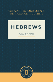 Paperback Hebrews Verse by Verse: Verse by Verse Book
