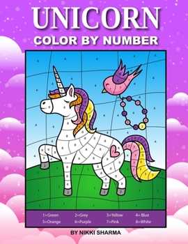 Paperback Unicorn Color By Number: Coloring Book for Kids Ages 4-8 Book