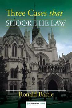 Paperback Three Cases that Shook the Law Book