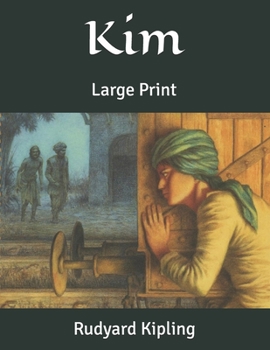 Paperback Kim: Large Print Book