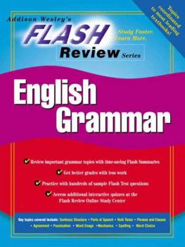 Paperback Flash Review for Introduction to English Grammar Book