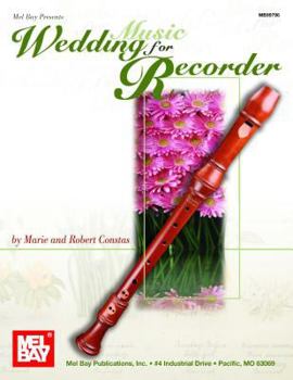 Paperback Wedding Music for Recorder Book