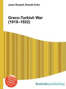 Paperback Greco-Turkish War (1919-1922) Book