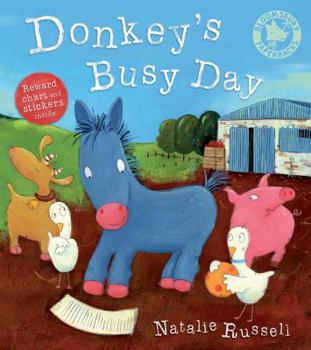 Paperback Donkey's Busy Day [With Sticker(s)] Book