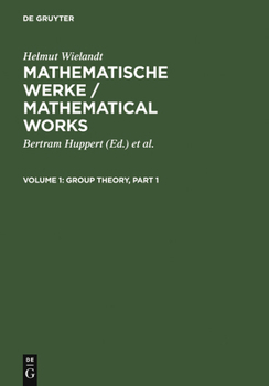 Hardcover Group Theory [German] Book