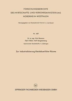 Paperback Zur Industrialisierung Kleinbäuerlicher Räume [German] Book