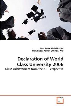 Paperback Declaration of World Class University 2006 Book