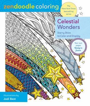 Paperback Zendoodle Coloring: Celestial Wonders: Starry Skies to Color and Display Book