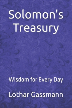 Paperback Solomon's Treasury: Wisdom for Every Day Book