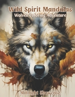Wild Spirit Mandalas Wolves Coloring Adventure B0CH2P8Q93 Book Cover