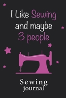 Sewing journal: v2-1 Sewing planner Gifts for quilters Quilters journal For the sewing lover, crafter and machinists 111 pages lined 6x9 inches paperback black background fushia sewing machine, quote: 1676483810 Book Cover