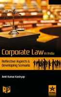 Corporate Law in India: Reflective Aspects and Developing Scenario 9389569915 Book Cover