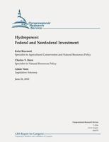 Hydropower: Federal and Nonfederal Investment 1478182814 Book Cover