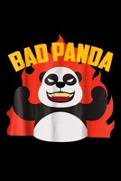 Bad Panda: Bad Panda Scary Panda Bear Black White Pandamonium Journal/Notebook Blank Lined Ruled 6X9 100 Pages 1691105988 Book Cover