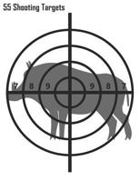 55 Shooting Targets: Wild Boar Shooting Targets 1798507676 Book Cover