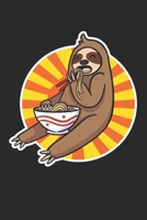 Kawaii Sloth Eating Ramen: 6x9 Ruled Notebook, Journal, Daily Diary, Organizer, Planner 1695117700 Book Cover