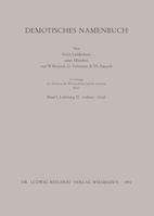 Demotisches Namenbuch: Lieferung 10 3882264950 Book Cover