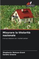Misurare la titolarità nazionale (Italian Edition) 6209340636 Book Cover