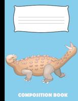 Composition Book: Dinosaur Composition Notebook Wide Ruled 1076625487 Book Cover