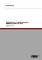 Methoden zur Strukturierung von Artikelstammdatens�tzen 3656057419 Book Cover