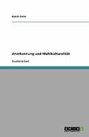 Anerkennung und Multikulturalit?t 3640342631 Book Cover