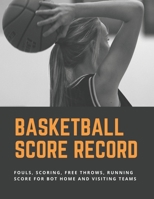 Basketball Scorebook: Basketball Score Keeper Book For Youth Basketball And Casuals Busy Raising Ballers Cover 8.5 x 11 inches 120 sheets: A scorebook for basketball with 120 pages 1673579078 Book Cover