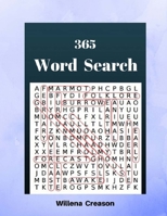 365 Word Search: Large Print Puzzles Books Word Finds 1548361267 Book Cover