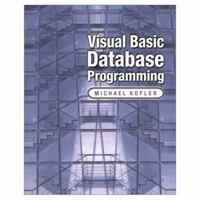 Visual Basic Database Programming (With CD-ROM) 0201721937 Book Cover