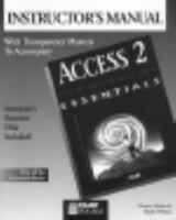 Access 2 for Windows Im (Essentials (Que Paperback)) 0789701162 Book Cover