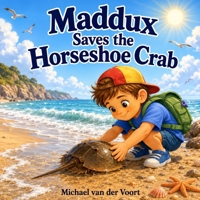 Maddux Saves the Horseshoe Crab: Horseshoe Crab Kids Books - Ocean Animal Children’s Book - Children’s Beach Books - Children’s Books Ages 3-5 B0HB5JJ953 Book Cover