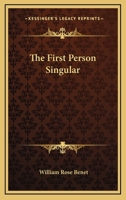 The First Person Singular 1377498808 Book Cover
