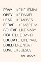 Notebook: Religious Christianity Journal, Quote, Christ, Jesus, Spiritual, Bible Motivational Journal, Diary for Men & Woman, 120 Pages, Lined, 6x9 1093415894 Book Cover