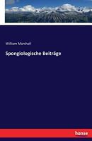 Spongiologische Beitrage 3743300192 Book Cover