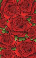 Password Book Red Roses: Password Logbook Journal, Password Keeper to protect usernames and passwords, Organizer, Floral Design 1721928537 Book Cover