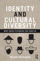 Identity and Cultural Diversity: What Social Psychology Can Teach Us 1848721218 Book Cover
