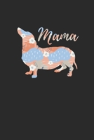 Mama Dachshund: Dachshunds Notebook, Graph Paper (6 x 9 - 120 pages) Animal Themed Notebook for Daily Journal, Diary, and Gift 1699183503 Book Cover