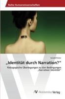 "Identität durch Narration? 3639492501 Book Cover