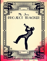 My Jazzy Project tracker: Faux-Vintage Project Log Book 8.5 x 11 130 page 1702427714 Book Cover