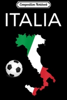 Composition Notebook: Italy Soccer Italian Italia Forza Azzurri Journal/Notebook Blank Lined Ruled 6x9 100 Pages 1700979388 Book Cover