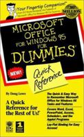 Microsoft? Office for Windows? for Dummies?: Quick Reference 1568849788 Book Cover
