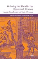 Ordering the World in the Eighteenth Century (Studies in Modern History) 1349519235 Book Cover