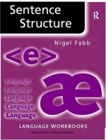Sentence Structure 0415341825 Book Cover
