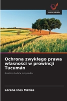 Ochrona zwyklego prawa wlasnosci w prowincji Tucumán (Polish Edition) B0FBRJX251 Book Cover