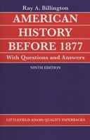 American History before 1877 with Questions and Answers (Helix Book) 0822600269 Book Cover
