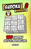 Sudoku pocket size 2: 100 sudoku easy to medium level (Brain Games Club) B0863V6D92 Book Cover